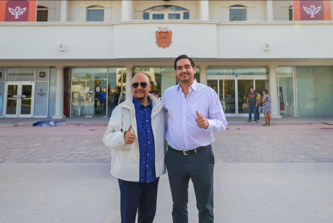 Recorrió Carlos Peña Ortiz con Embajador de Indonesia el Centro Histórico de Reynosa